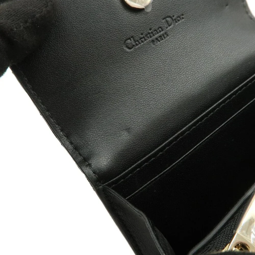 ❤️Authentic Christian Dior Canage Leather Compact Wallet❤️